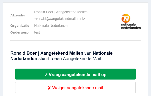 AM - aankondigingsmail