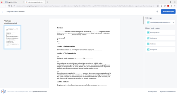 digitaal ondertekenen configureren 3