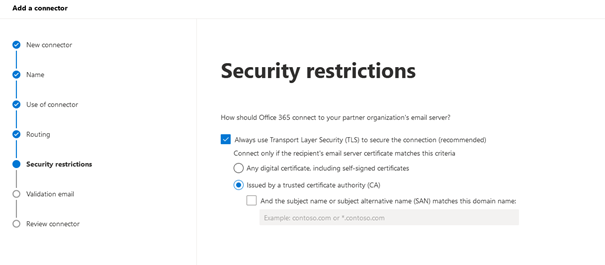 beveiligd mailen security restrictions