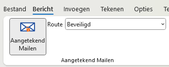 route beveiligd mailen