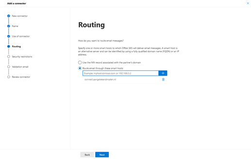 routing beveiligd mailen